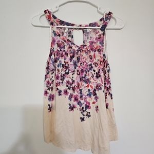 Lauren Conrad Floral Spaghetti Strap Top #LaurenConrad #FloralTop #Floral